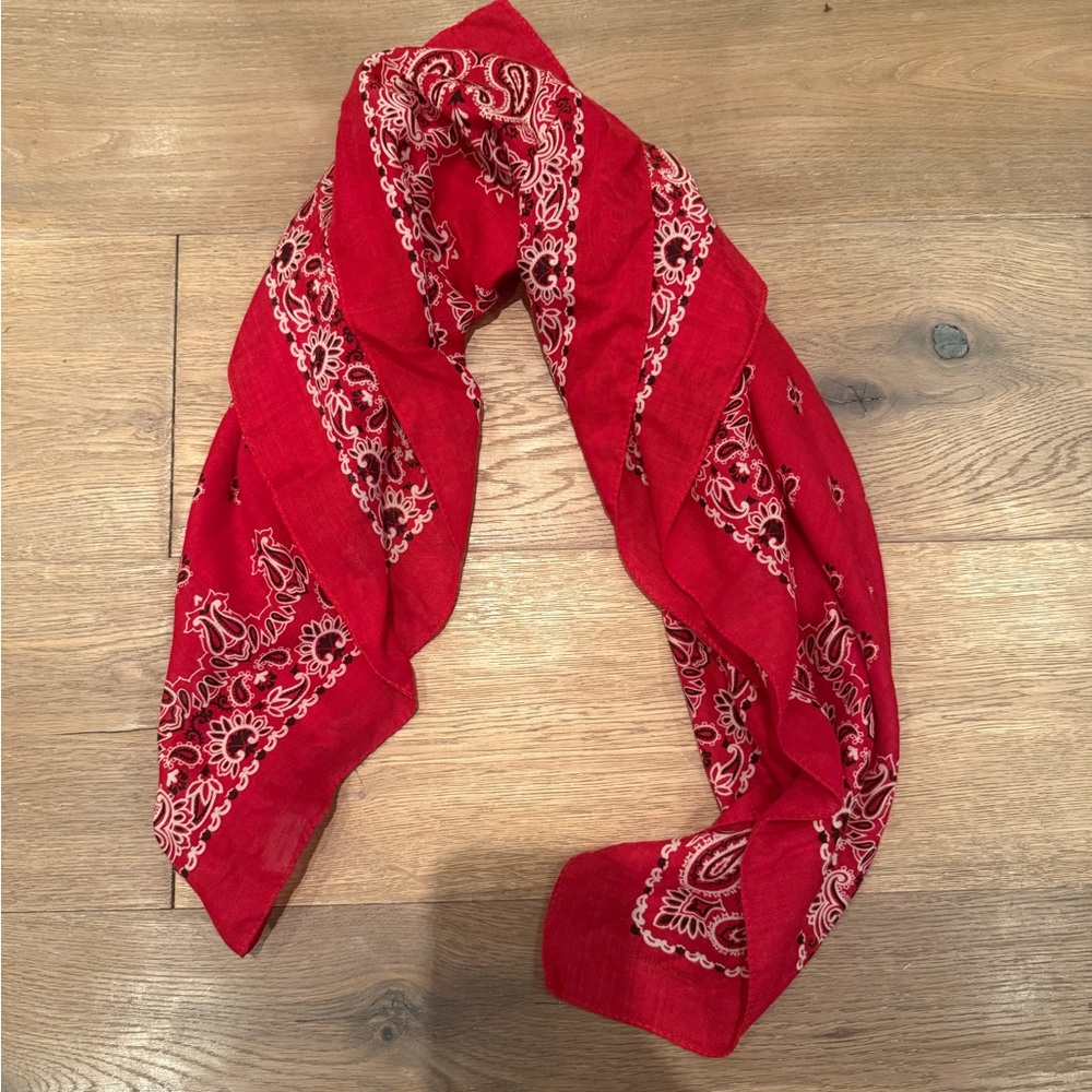Saint Laurent silk Paisley Scarf